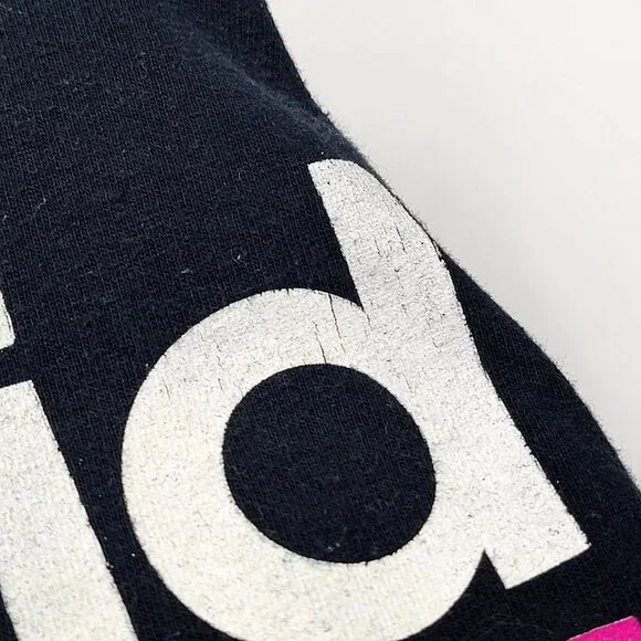 Polaroid Long Sleeve Graphic Tee With Rainbow Stripes On Back & Sleeves - 4X - Picture 10 of 16